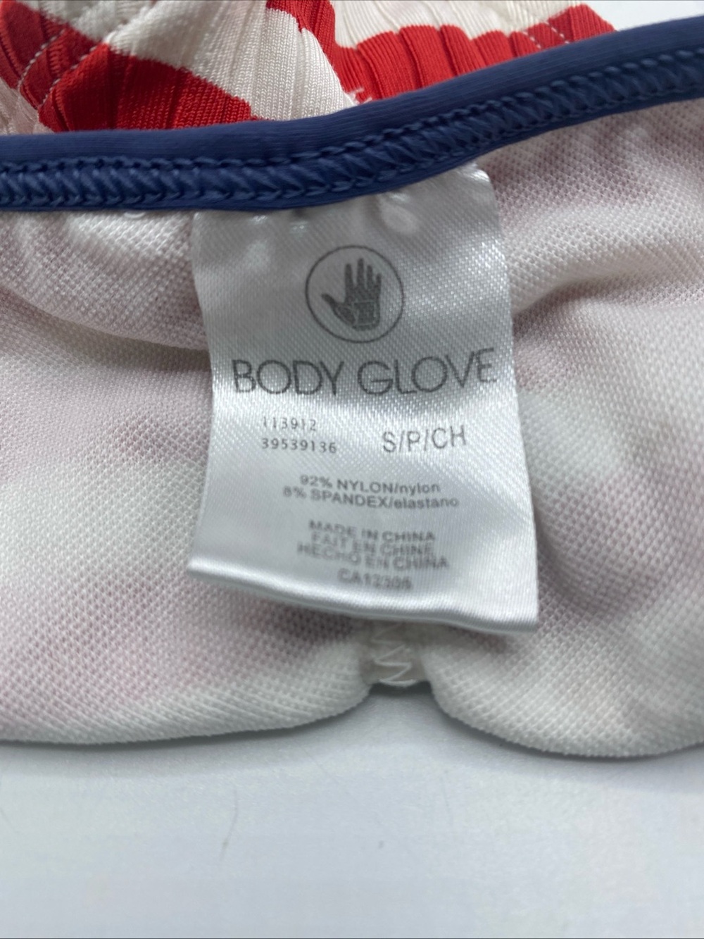Body Glove Eclipse Surf Rider True Red White Blue Patriotic Bikini D Cup Small - Picture 4 of 7
